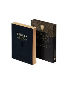 Bíblia de Estudo Andrews NAA - Capa Couro Preta