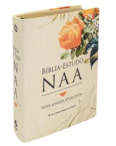 Bíblia de Estudo NAA, capa lírica em tecido